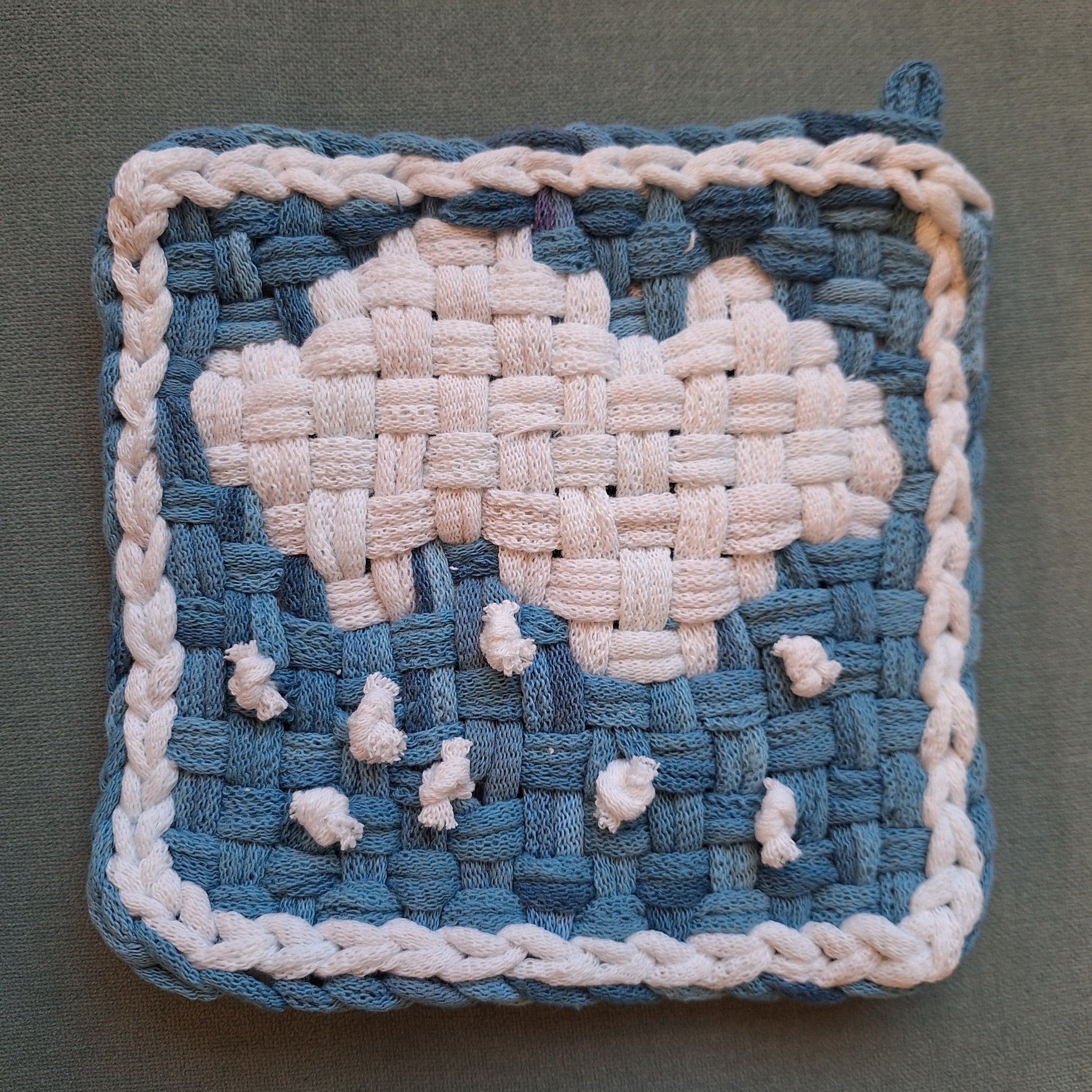 Cloud potholder pattern by MNPlatypus